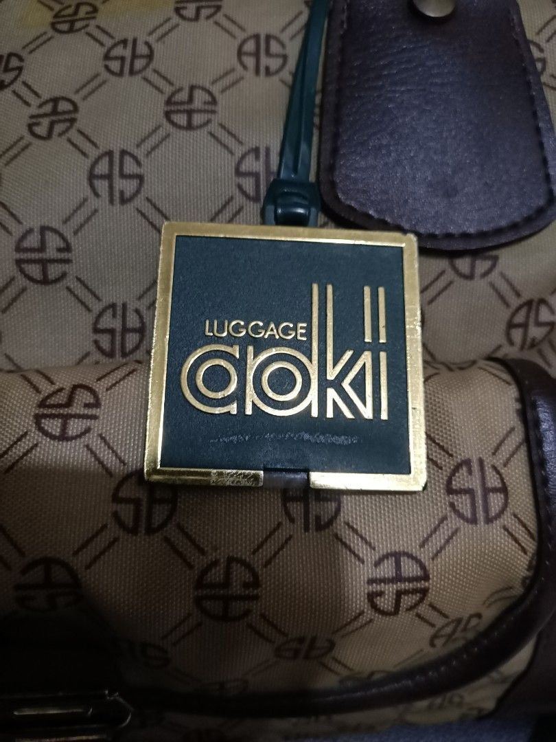 Japanese Brand Vintage Aoki Luggage Shelly Monogram Duffle Size ONE SIZE - 4 Thumbnail