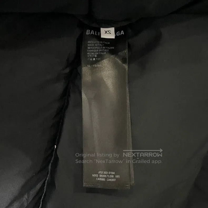 Balenciaga Balenciaga Black Down Jacket Size US XS / EU 42 / 0 - 5 Thumbnail