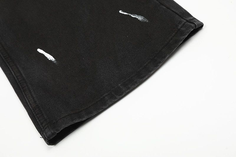 Jean American retro distressed splatter graffiti jeans Size US 32 / EU 48 - 6 Thumbnail