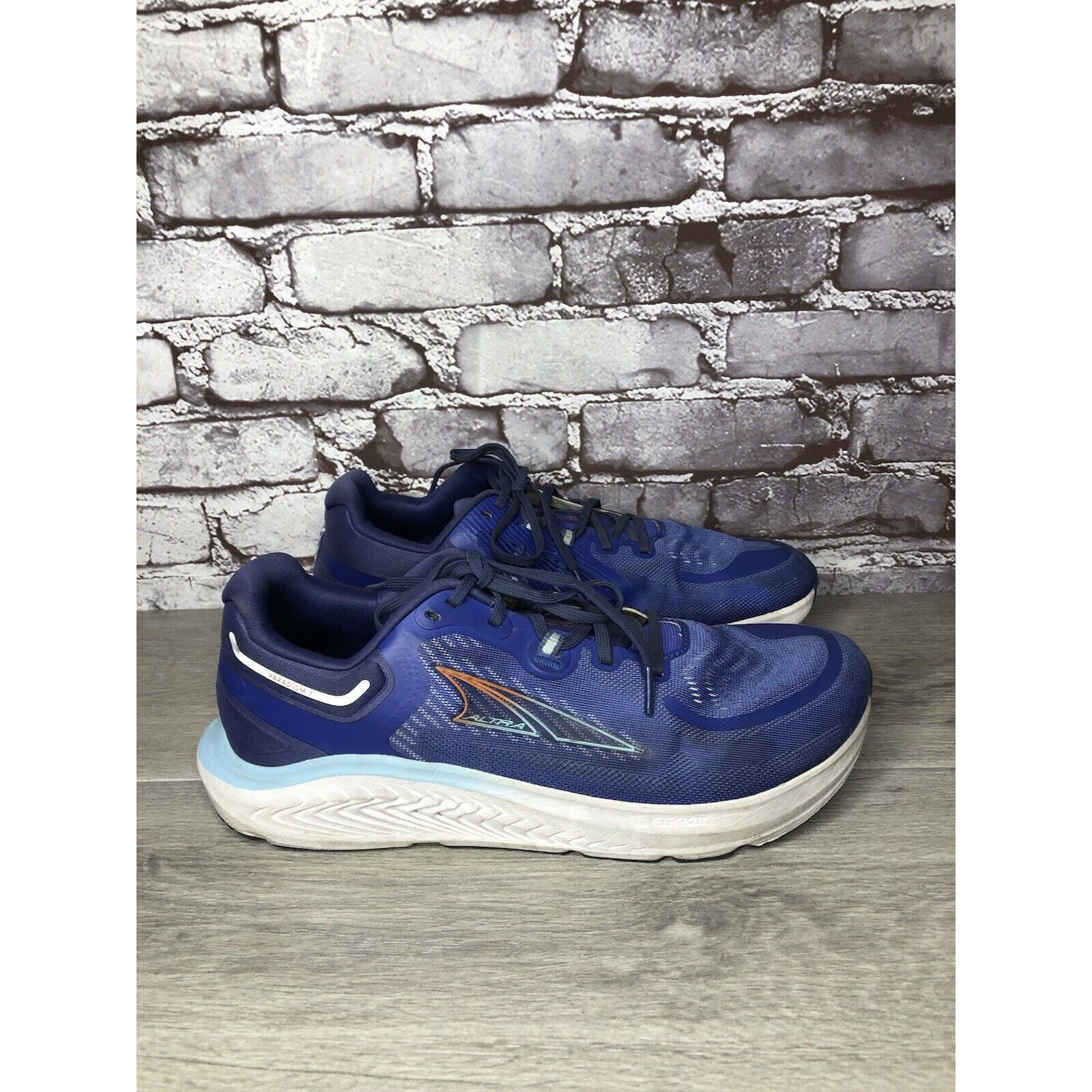 Altra Altra Paradigm 7 Blue Athletic Lace Running Shoes Men Sz 10M Size US 10 / EU 43 - 6 Thumbnail