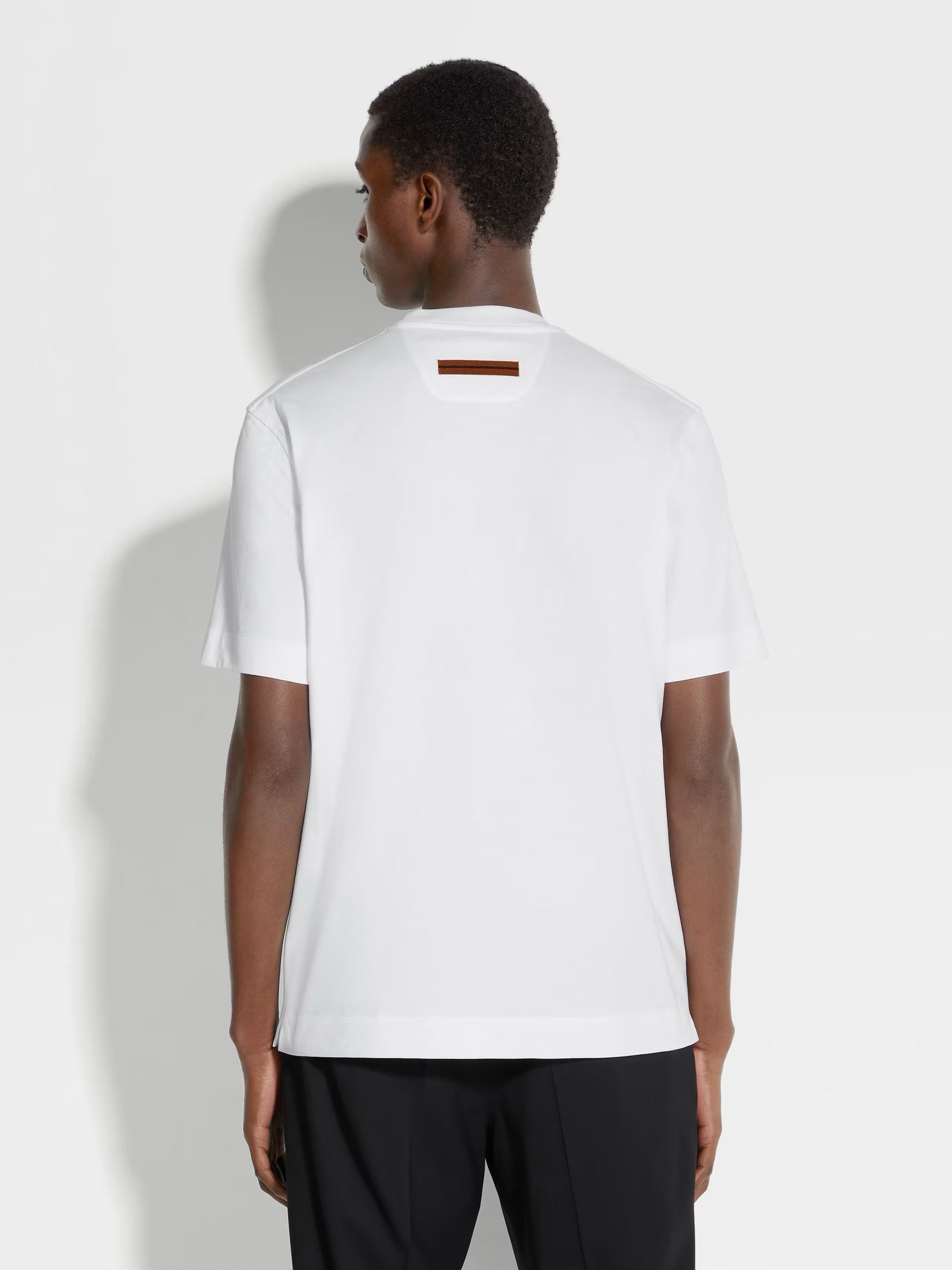 Ermenegildo Zegna E7364-A777-N01 #USETHEEXISTING™ Cotton T-Shirt Size US XXL / EU 58 / 5 - 5 Thumbnail