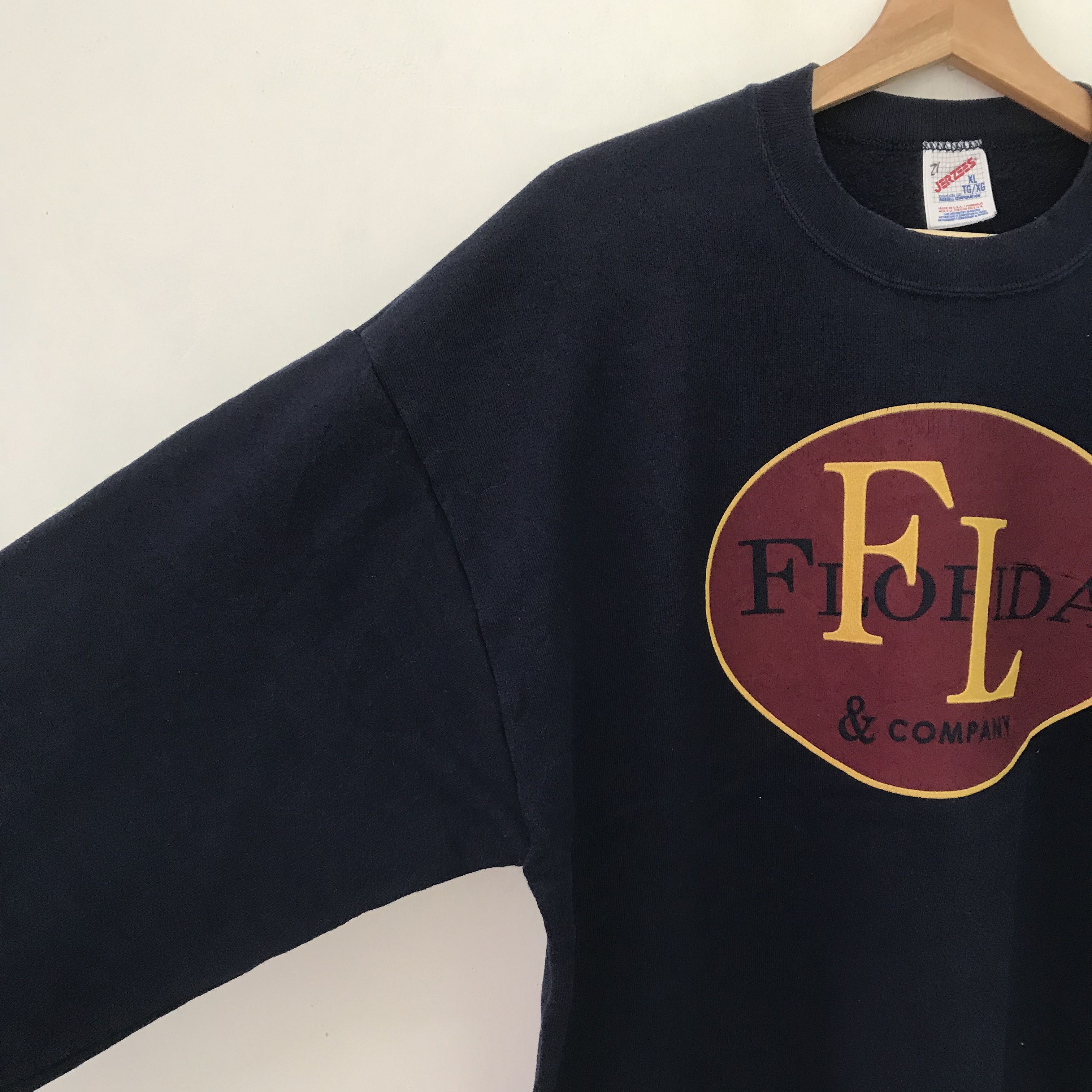 Vintage Vintage 90's Florida Blue Sweatshirt - 419 Size US XL / EU 56 / 4 - 4 Thumbnail