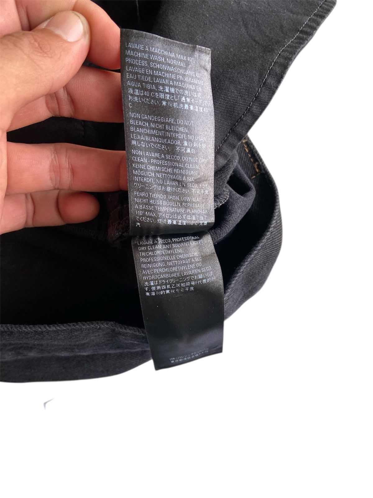 Balenciaga Balenciaga Wardrobe Unisex Black Denim Jeans Size US 32 / EU 48 - 8 Thumbnail