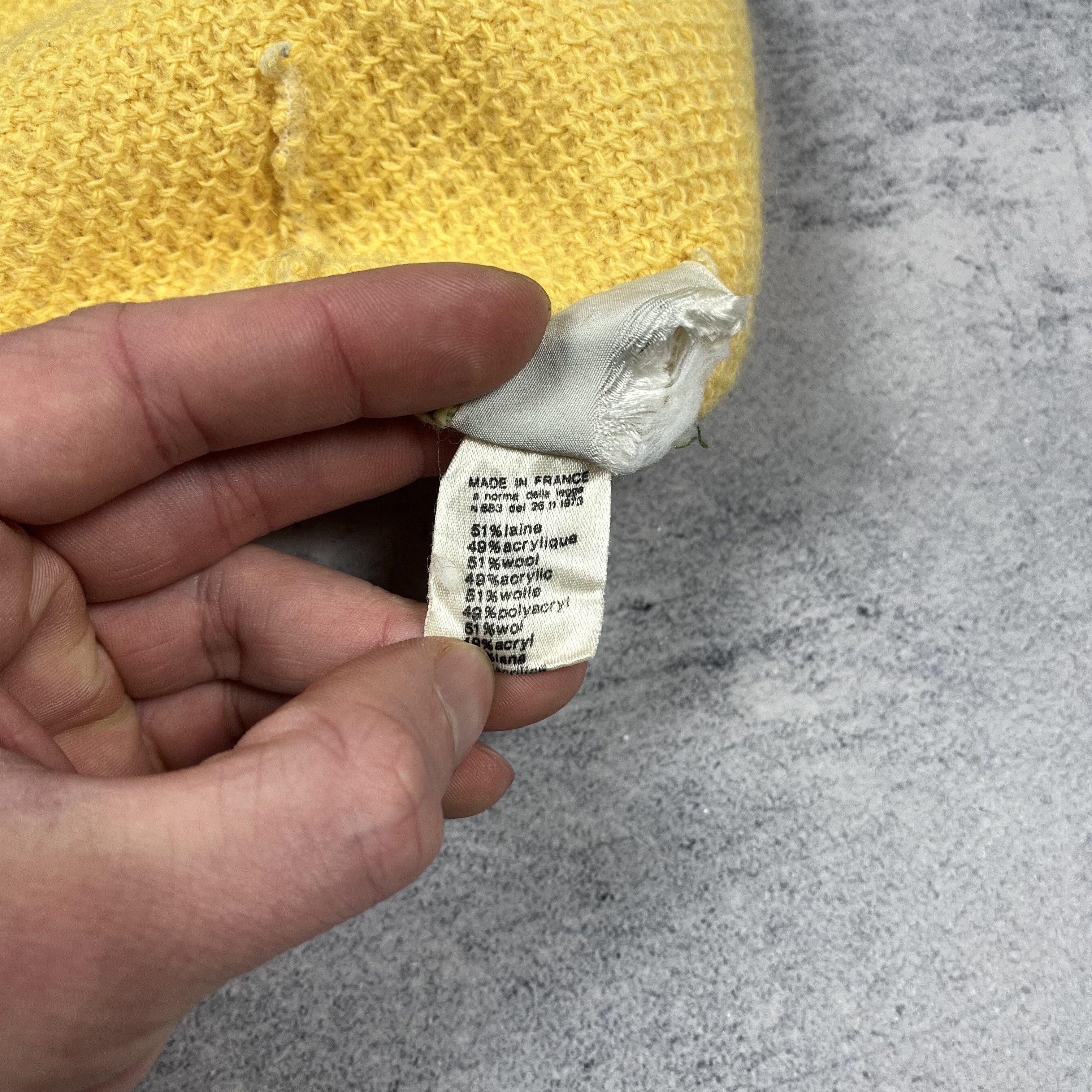 Lacoste Vintage Lacoste Chemise Yellow Beanie Hat 90’s Size ONE SIZE - 7 Thumbnail