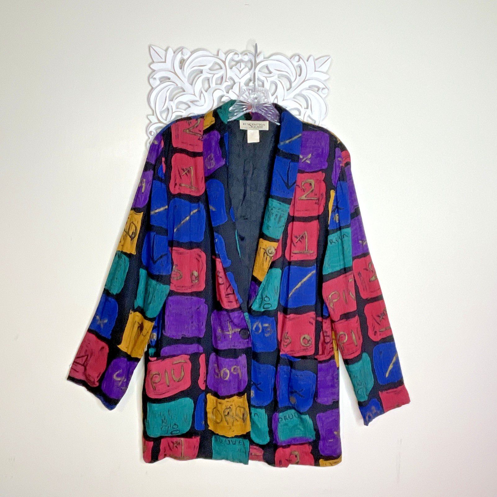 Other VTG KENSINGTON SQUARE size PM Blazer Eclectic Artsy Made USA Size M / US 6-8 / IT 42-44 - 1 Thumbnail