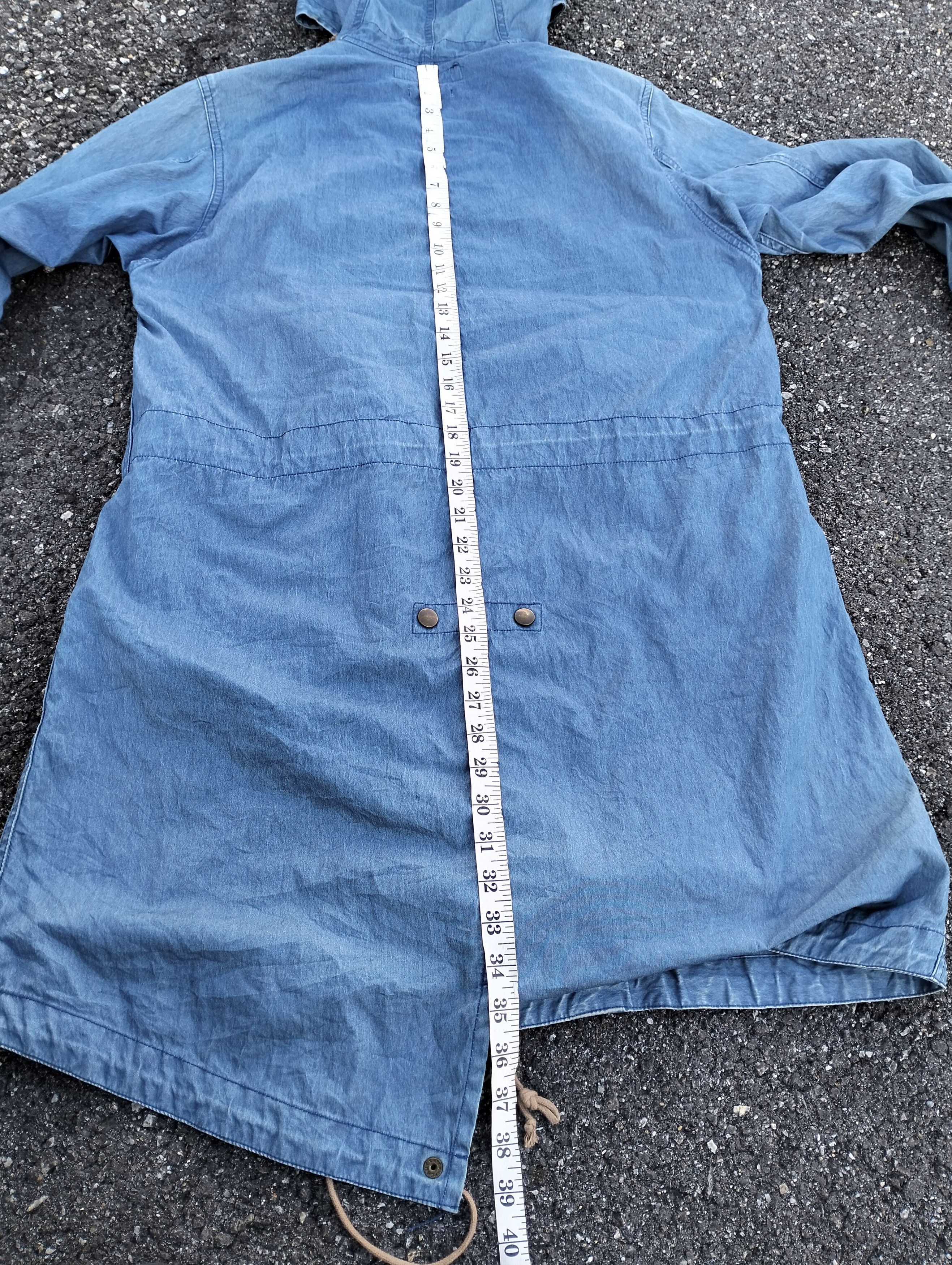 Freemans Sporting Club Vintage Freemans Sporting Club Soft DenimLong Jacket Hoodie Size US M / EU 48-50 / 2 - 20 Thumbnail