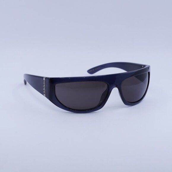 Gucci Gucci GG1574S 003 Sunglasses Blue Rectangle Frame, Grey Size ONE SIZE - 4 Thumbnail