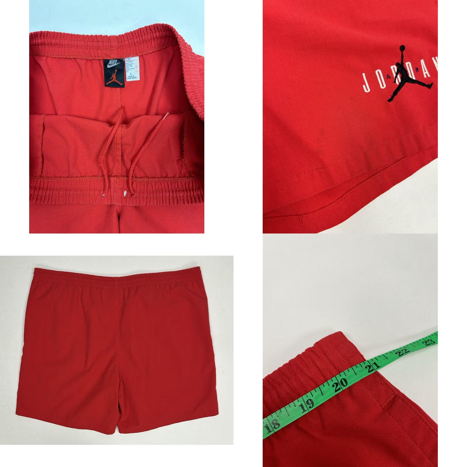 Nike VINTAGE Nike Air Jordan Spellout Logo Baseball Jersey & Matching Shorts Set XL/L Size US XL / EU 56 / 4 - 11 Thumbnail