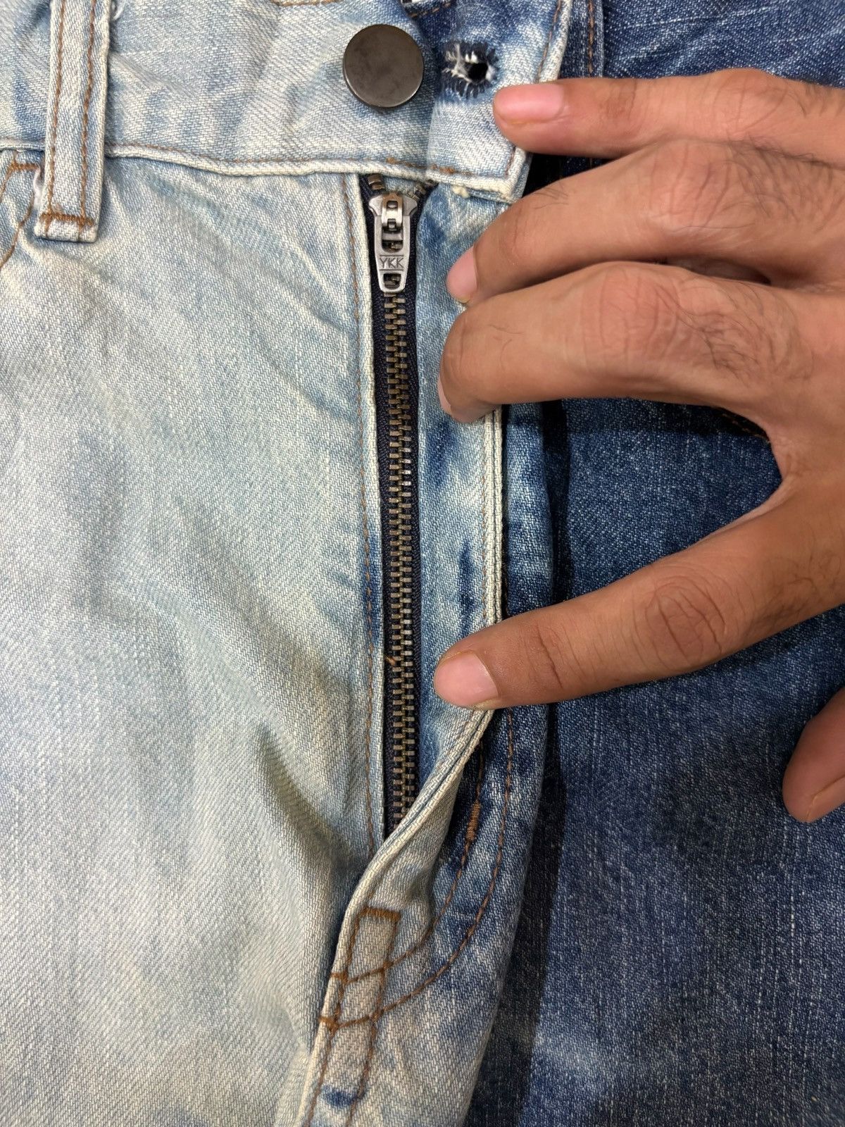 Uniqlo Vintage Uniqlo Lemaire Custom Hybrid Baggy Jeans Size US 33 - 3 Thumbnail