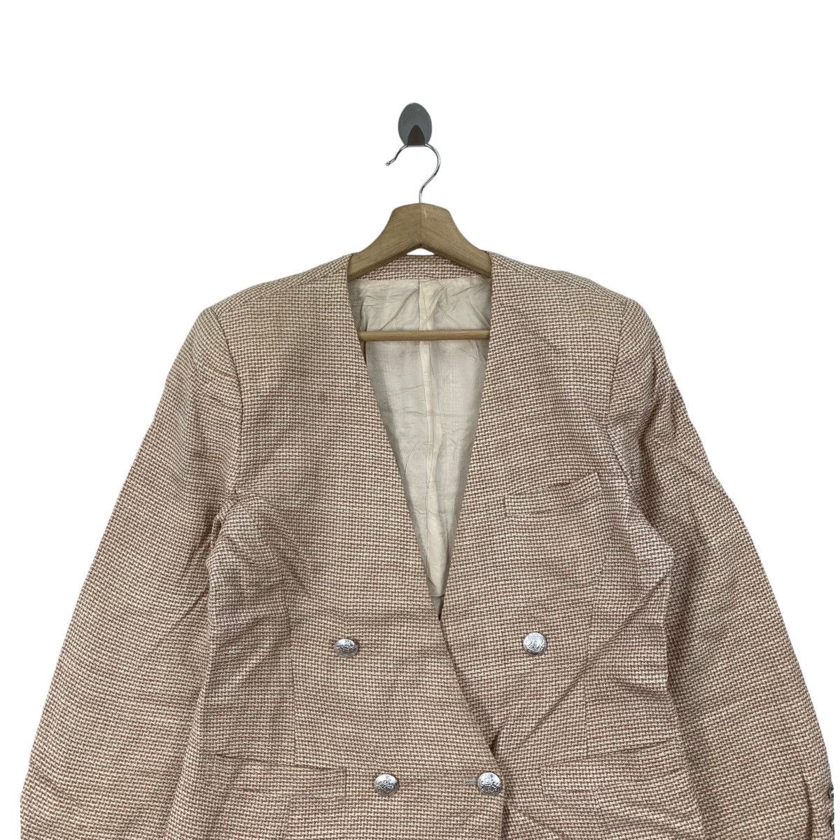 J. Press J. PRESS New York Cream Wool Blazer Coat Jacket Size M / US 6-8 / IT 42-44 - 2 Thumbnail