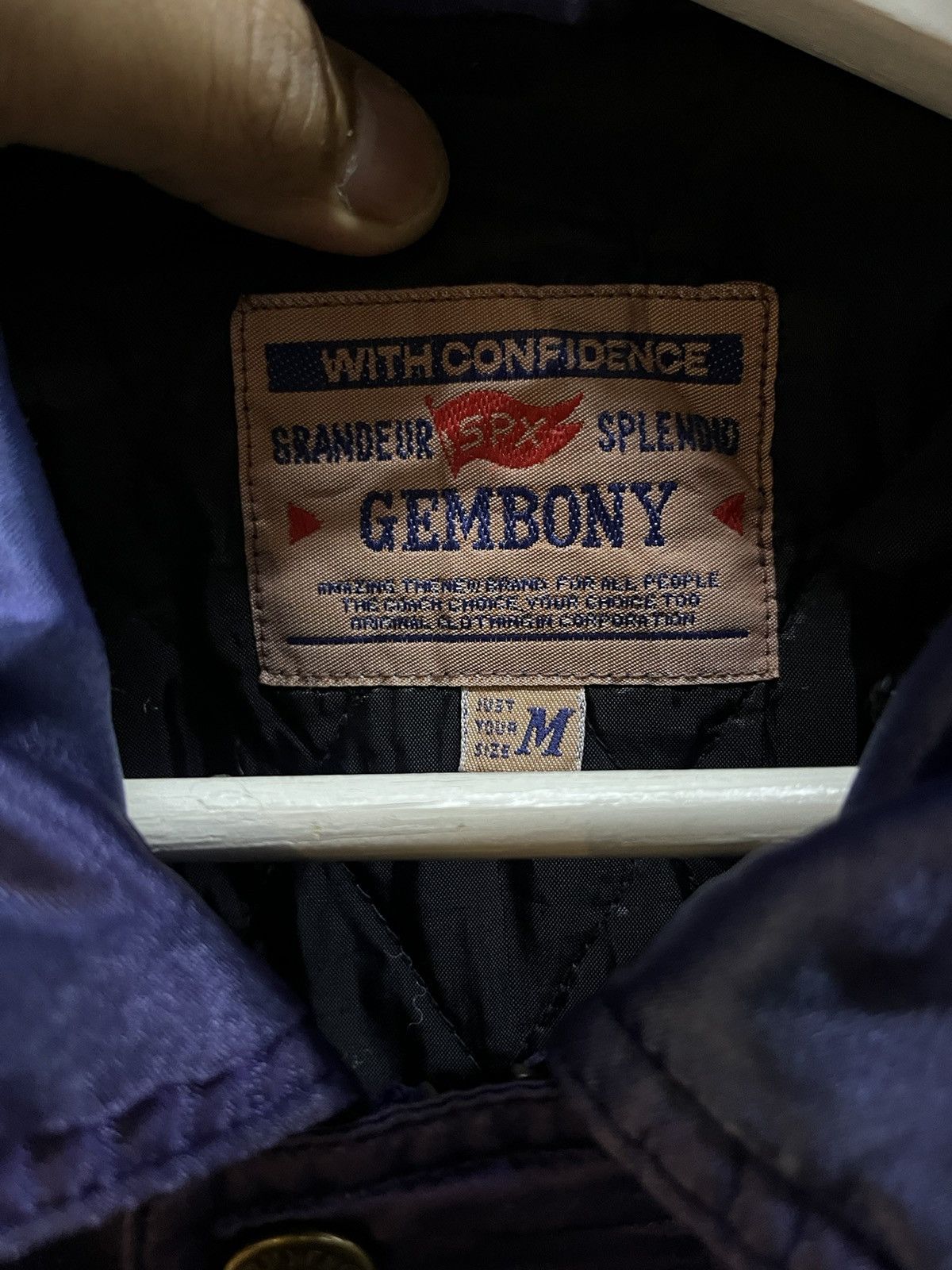 Vintage VINTAGE BOMBER JACKET GEMBONY Size US M / EU 48-50 / 2 - 8 Thumbnail