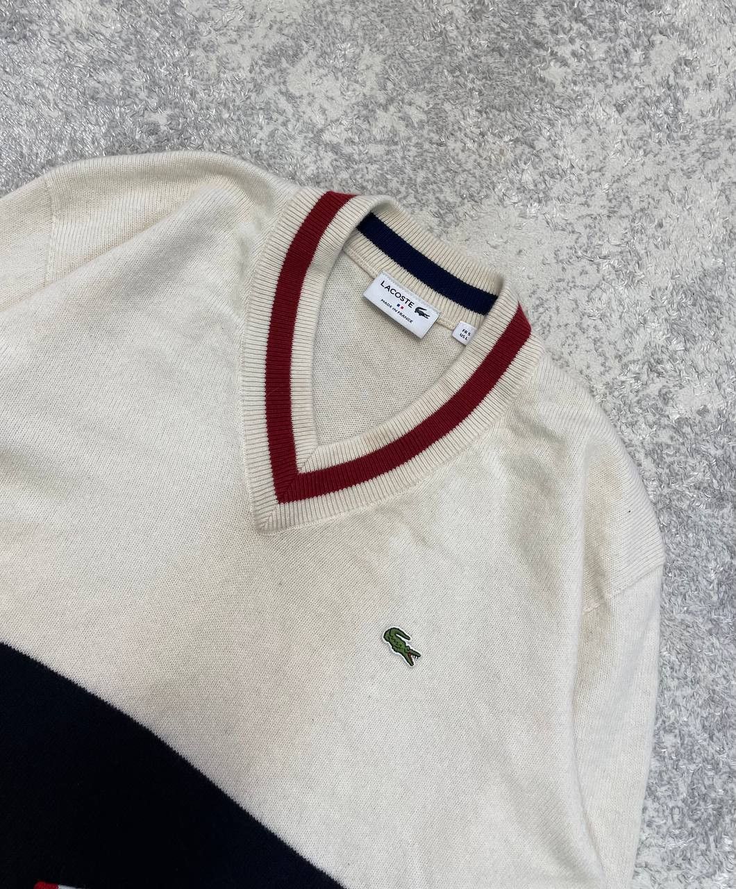 Lacoste Lacoste Wool Sweater Men's Made in France PREPPY Style Size US L / EU 52-54 / 3 - 8 Thumbnail