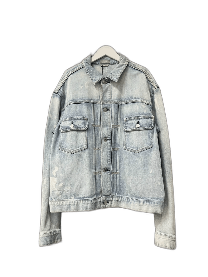 Dior Dior x Kenny Scharf Denim Jacket Size US L / EU 52-54 / 3 - 1 Thumbnail