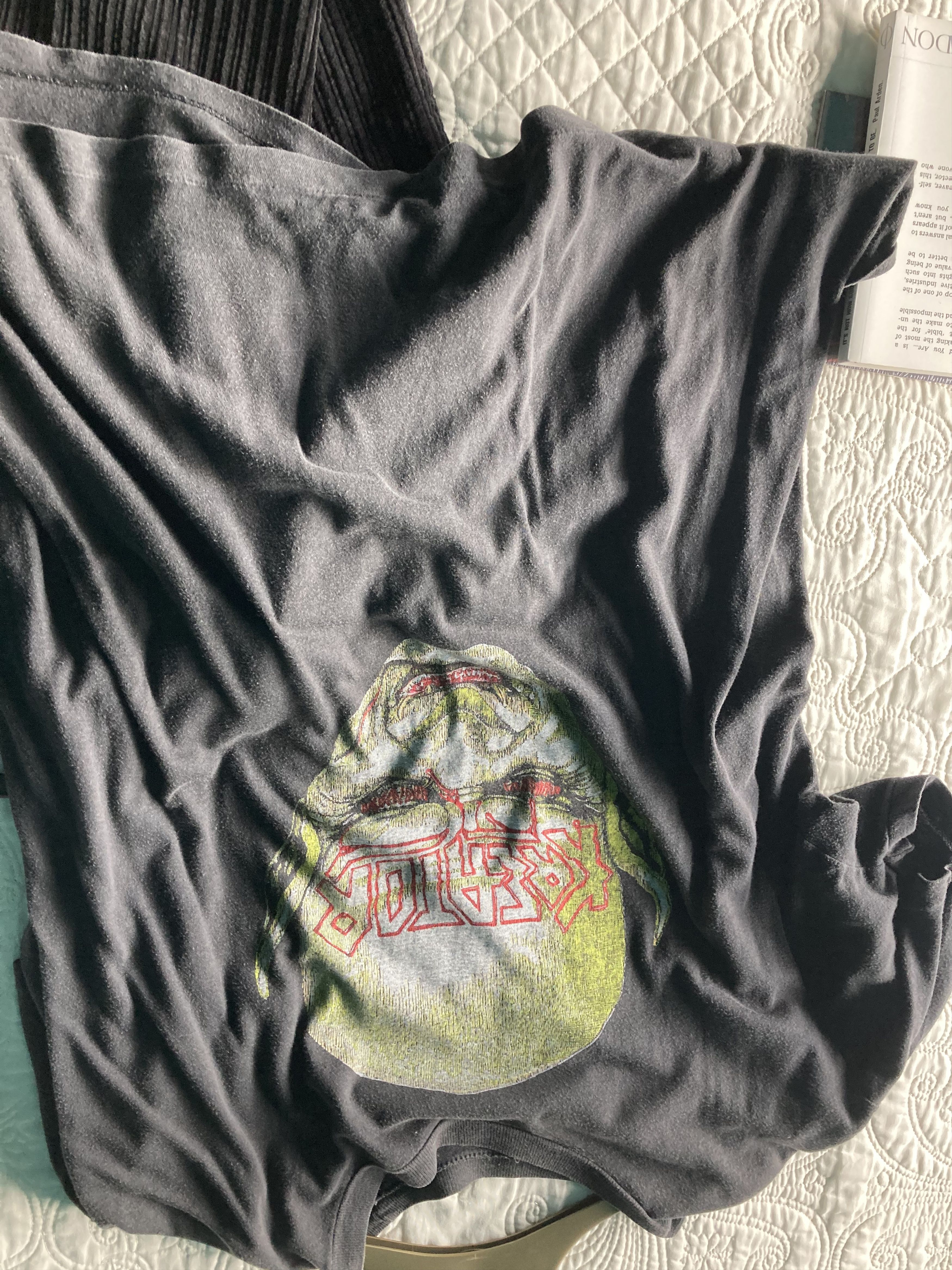 Vintage Rare Kreator Behind Mirror 1987 shirt thrash metal band tee Size US L / EU 52-54 / 3 - 16 Thumbnail