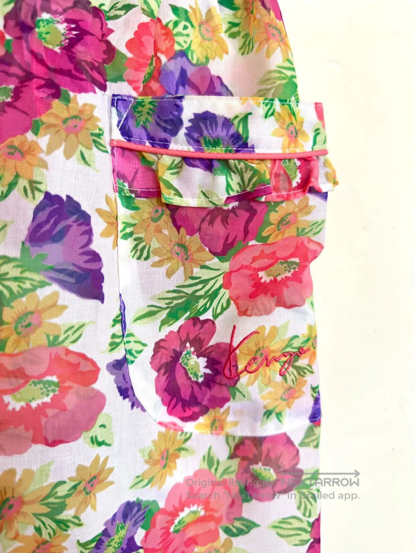 Kenzo Kenzo Early Floral Pocket Dress. Size M / US 6-8 / IT 42-44 - 4 Thumbnail