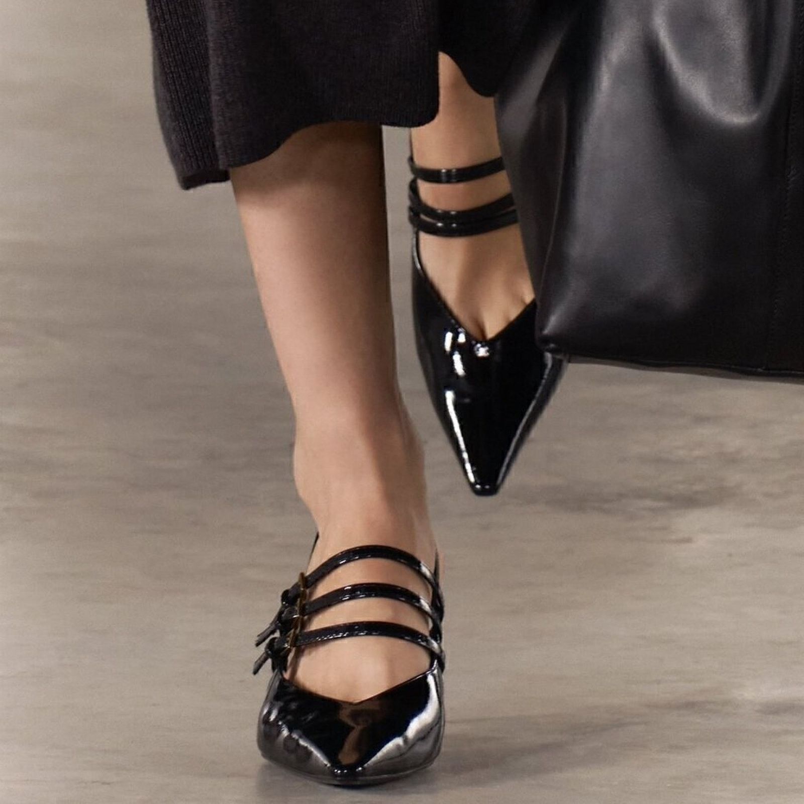 Zara ZARA Pointed Toe Buckled Heels Size US 7.5 / IT 37.5 - 5 Thumbnail