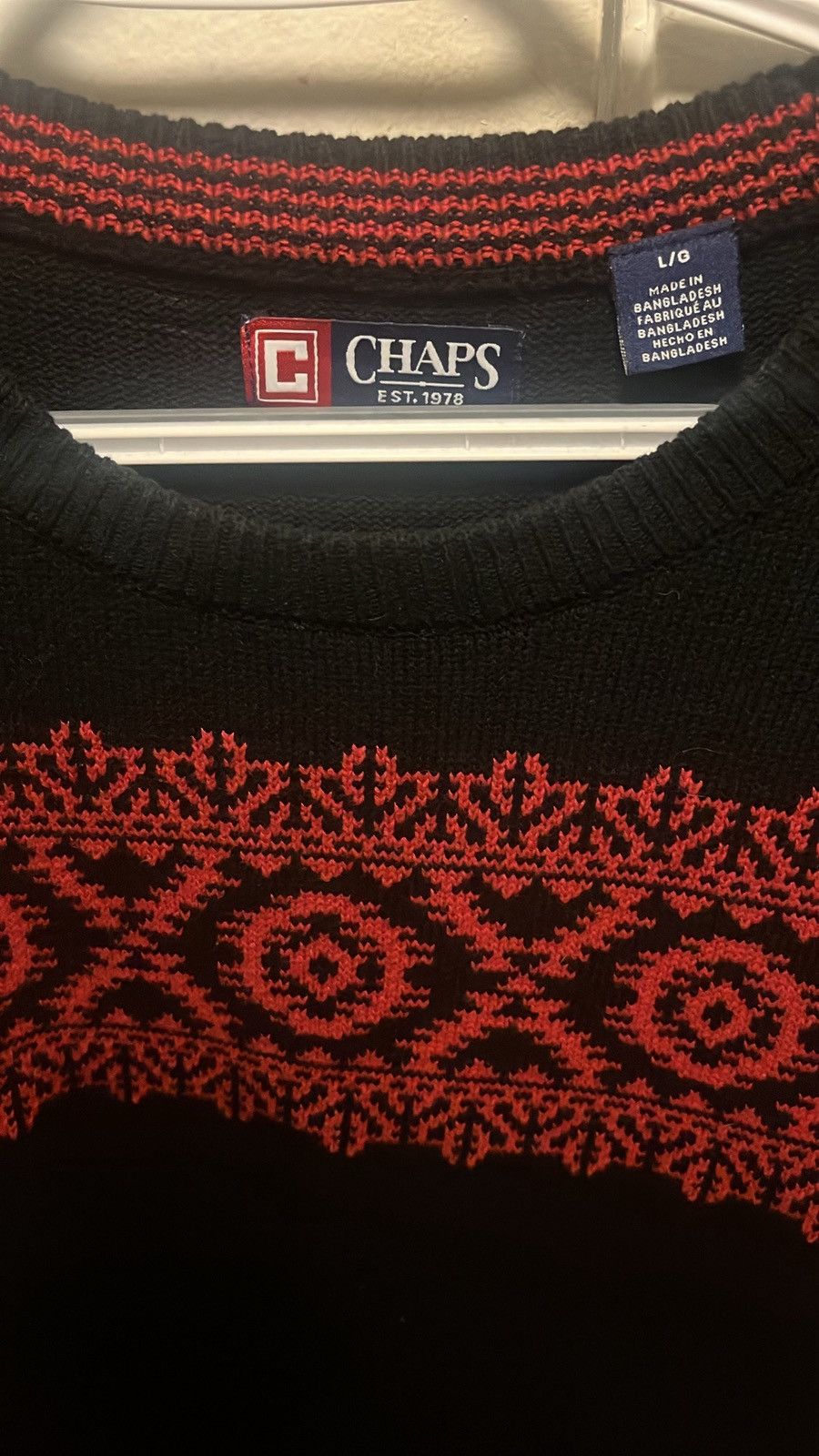Chaps Christmas Chaps Knitsweater Size US L / EU 52-54 / 3 - 1 Thumbnail
