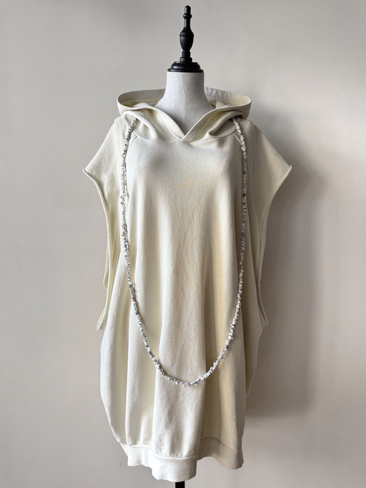 Raf Simons Raf Simons SS04 Oversized Sleeveless Necklace Hoodie Size US S / EU 44-46 / 1 - 4 Thumbnail