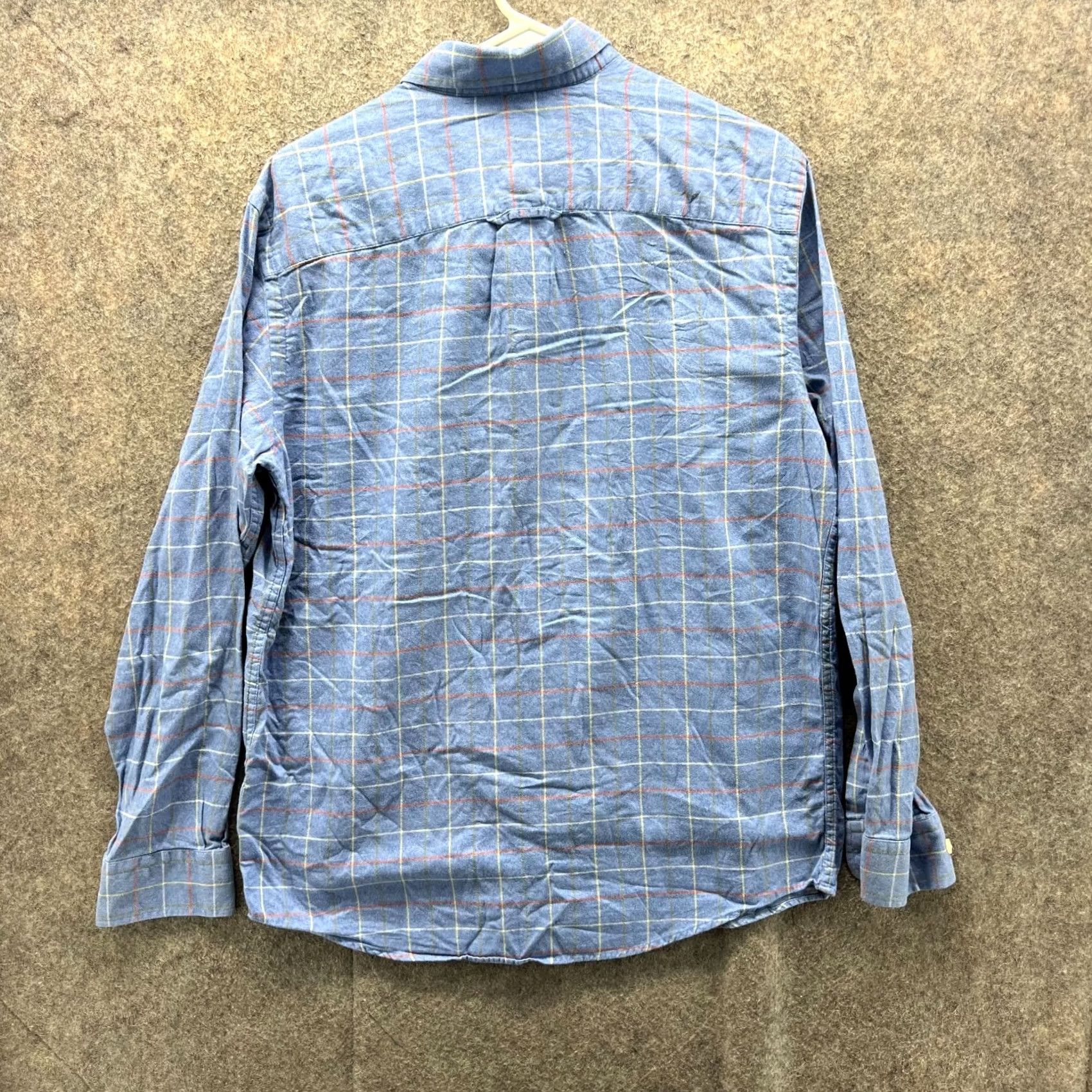 Orvis Orvis Shirt Men Medium Adult Blue Casual Button Down Check Chambray Classic Fit Size US M / EU 48-50 / 2 - 2 Thumbnail