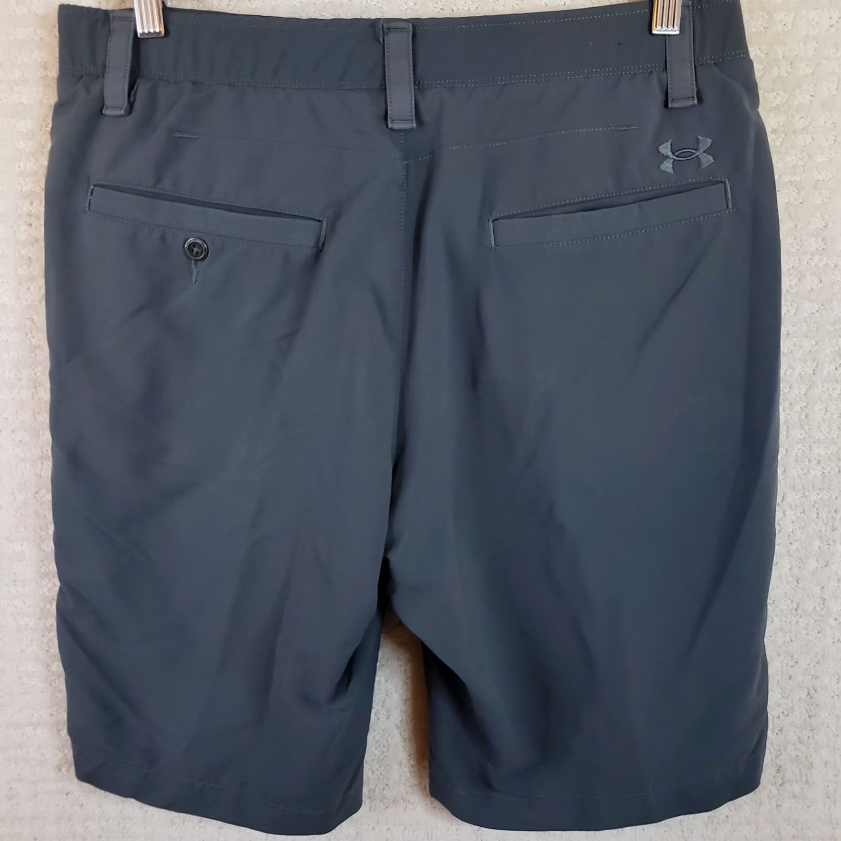 Under Armour Under Armour Shorts Mens 34 Gray Golf Performance Stretch Flat Front Quick Dry Size US 34 / EU 50 - 6 Thumbnail