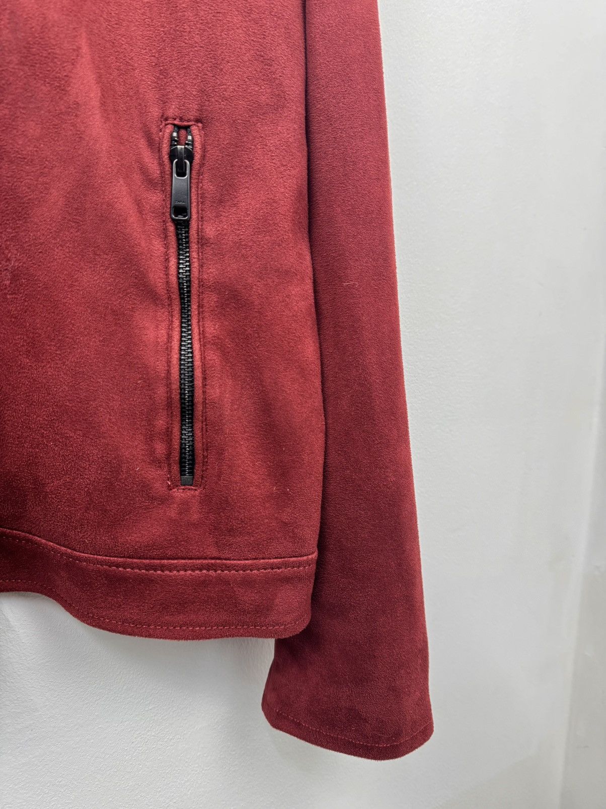 Zara Zara Men Zip Jacket Burgundy Size XL Size US XL / EU 56 / 4 - 5 Thumbnail