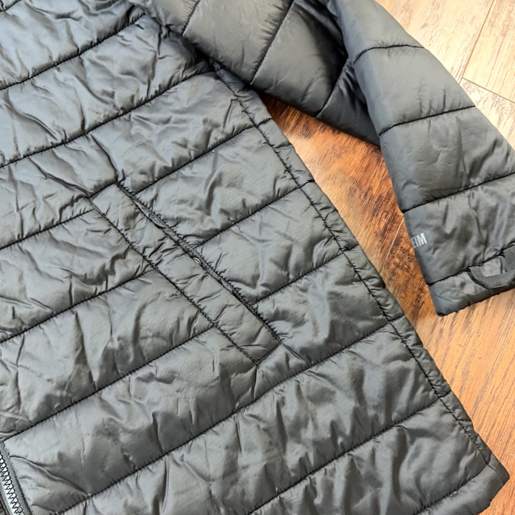 Stutterheim Stutterheim Jacket Mens XL Black Rain Coat Hooded Full Zip Insulated Quilted Size US XL / EU 56 / 4 - 3 Thumbnail