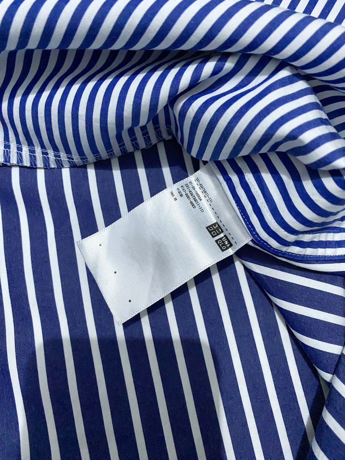 Japanese Brand × Jil Sander × Uniqlo Uniqlo x Jil Sander (+J) Oversize Stripe Shirt Size US L / EU 52-54 / 3 - 9 Thumbnail