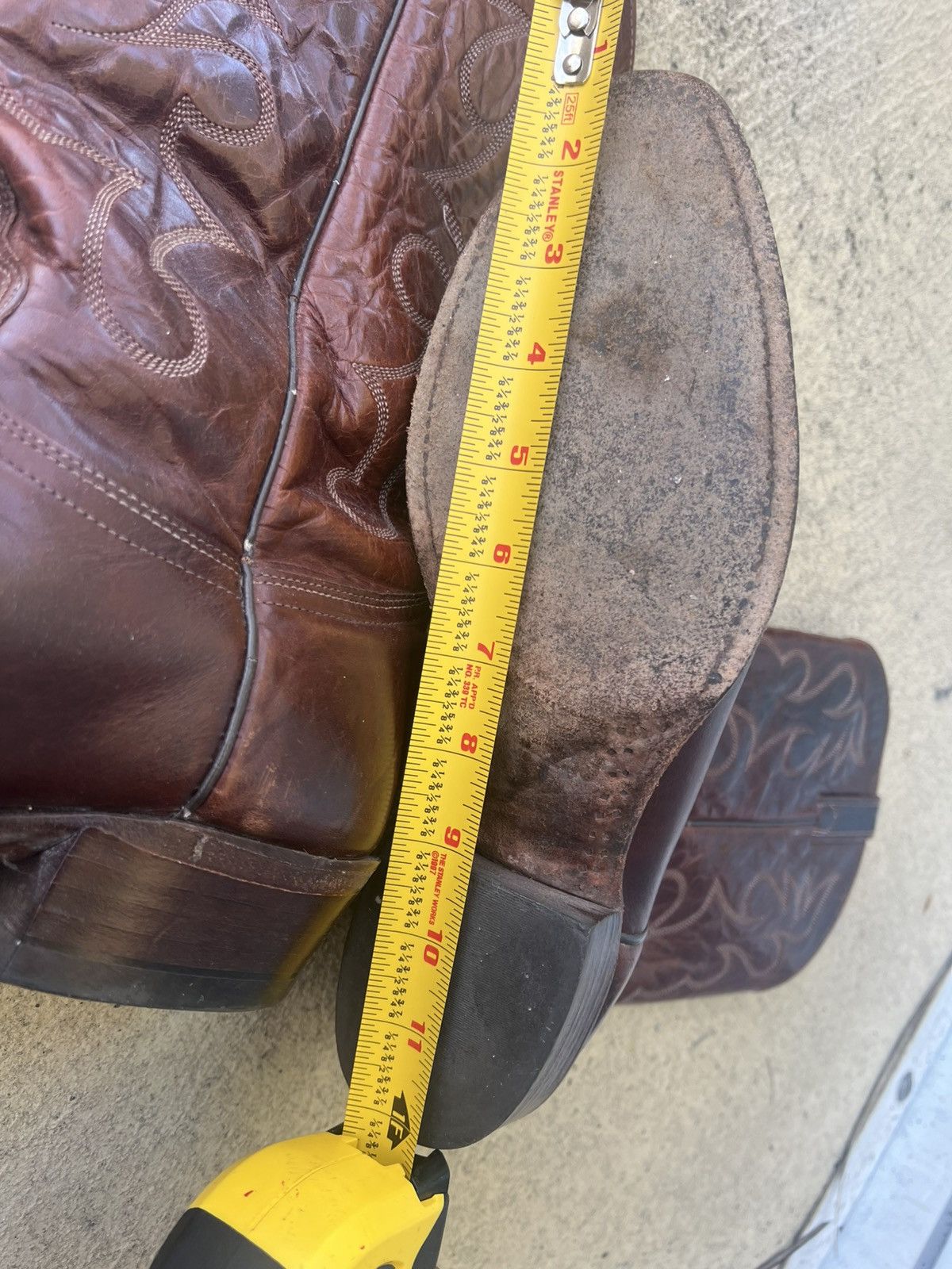 Vintage Great Western Boot Co Leather Cowboy Boots Size US 11 / EU 44 - 6 Thumbnail
