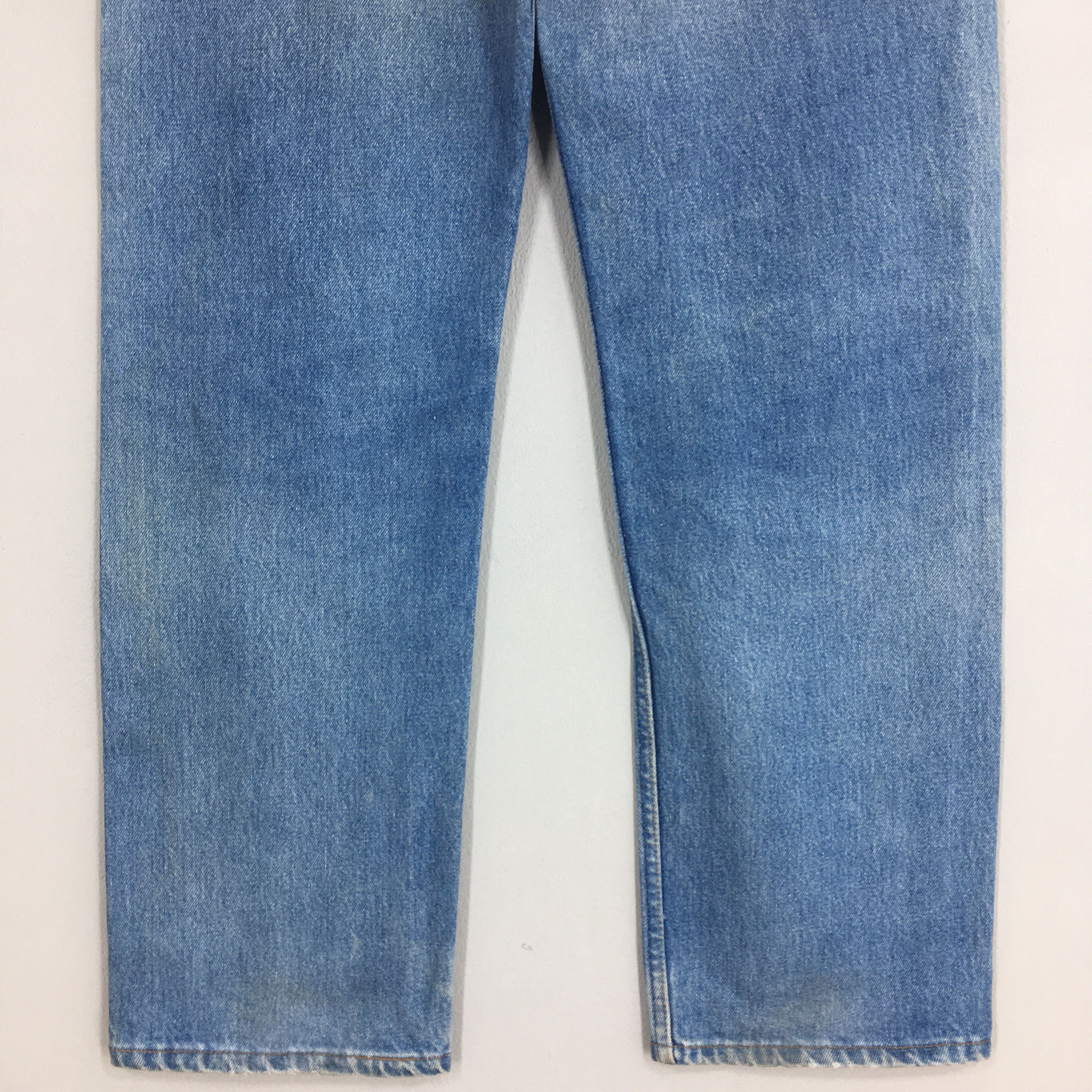 Levi's Size 30x30 Vintage 90s Levi's 501 Faded Blue Jeans S2021 Size US 30 / EU 46 - 11 Thumbnail