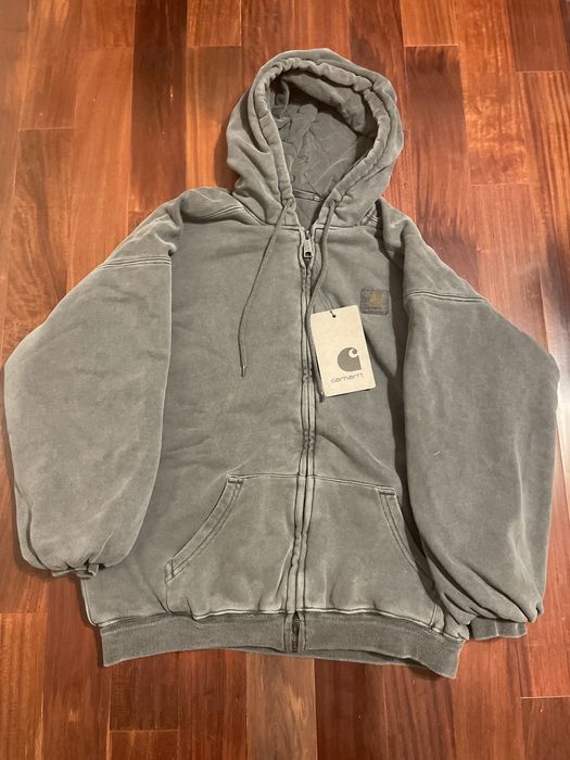 Vintage carhartt discount zip up hoodie