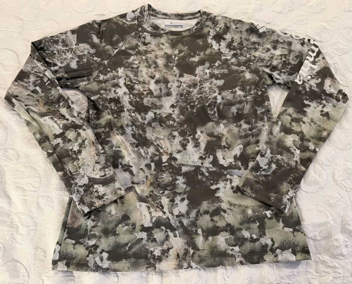 Columbia Columbia PFG Shirt Brown Camo Lightweight Long Sleeve Tee Size US M / EU 48-50 / 2 - 1 Thumbnail