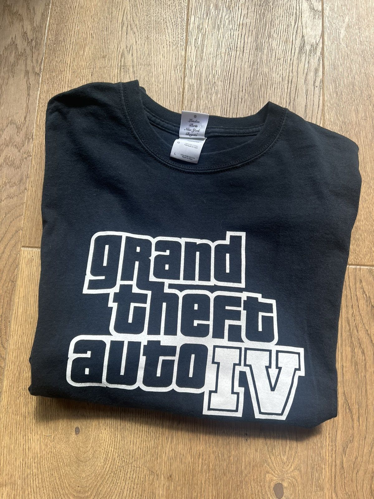 Playstation Grand Theft Auto 4 Rare Vintage T-shirt Size US L / EU 52-54 / 3 - 6 Thumbnail