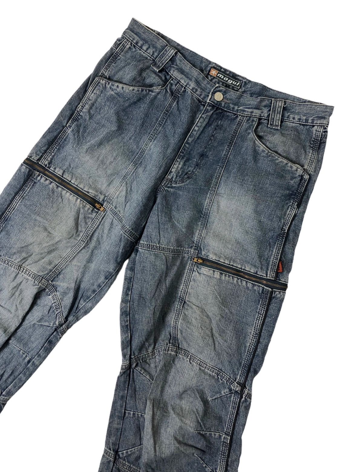 Vintage Japan Brand Mogul Baggy Hip Hop Jeans Size US 33 - 5 Thumbnail