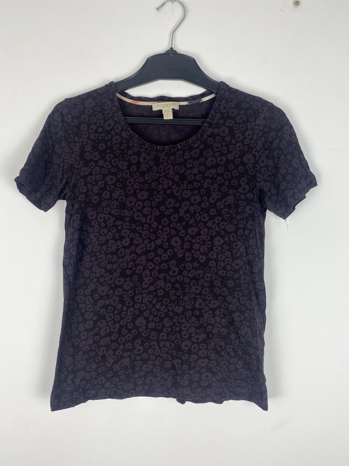 Burberry Burberry Brit Purple Leopard Print S T-Shirt y2k rare Size S / US 4 / IT 40 - 9 Thumbnail