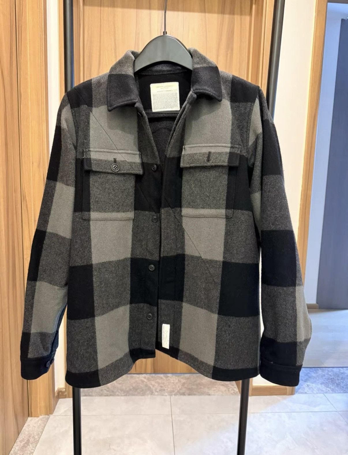 Undercover UNDERCOVER 10AW Diagonal-Cut Checkered Jacket Size US S / EU 44-46 / 1 - 1 Thumbnail