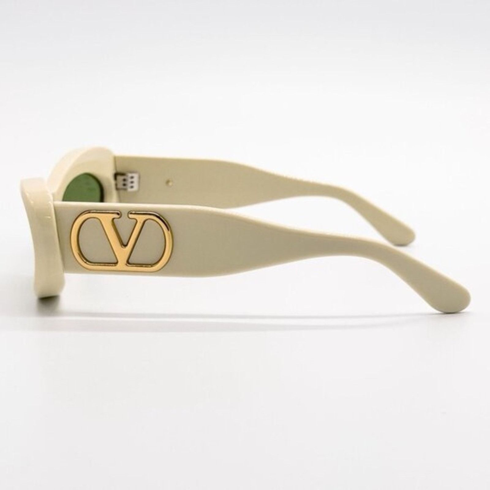 Valentino New! Valentino Ivory Sunglasses with green lenses, VLS 178B Size ONE SIZE - 6 Thumbnail