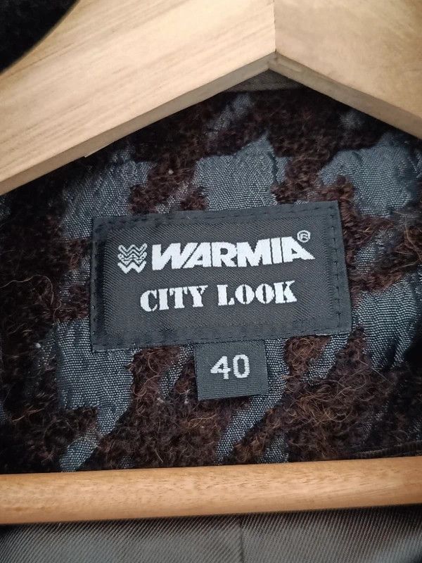 Other Warmia Coat with Fur Size L (40) Wool Alpaca Mohair Vintage Size L / US 10 / IT 46 - 3 Thumbnail