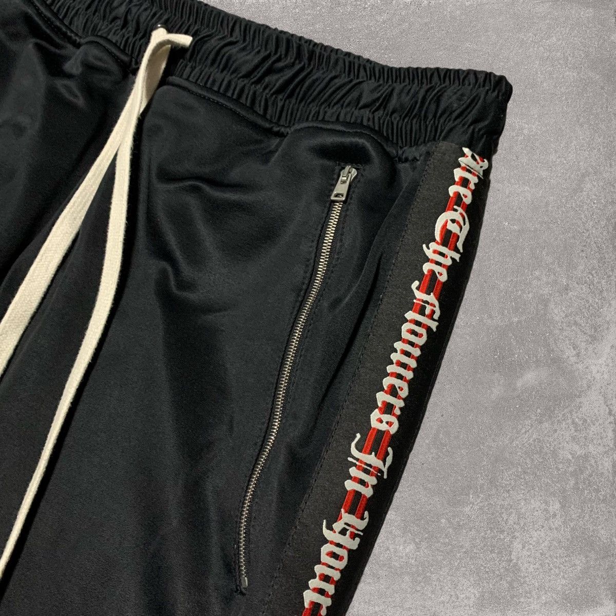 Represent Clo. Represent Large Track Bottoms Black 'Wide Awake' Slim Fit Size US 34 / EU 50 - 3 Thumbnail