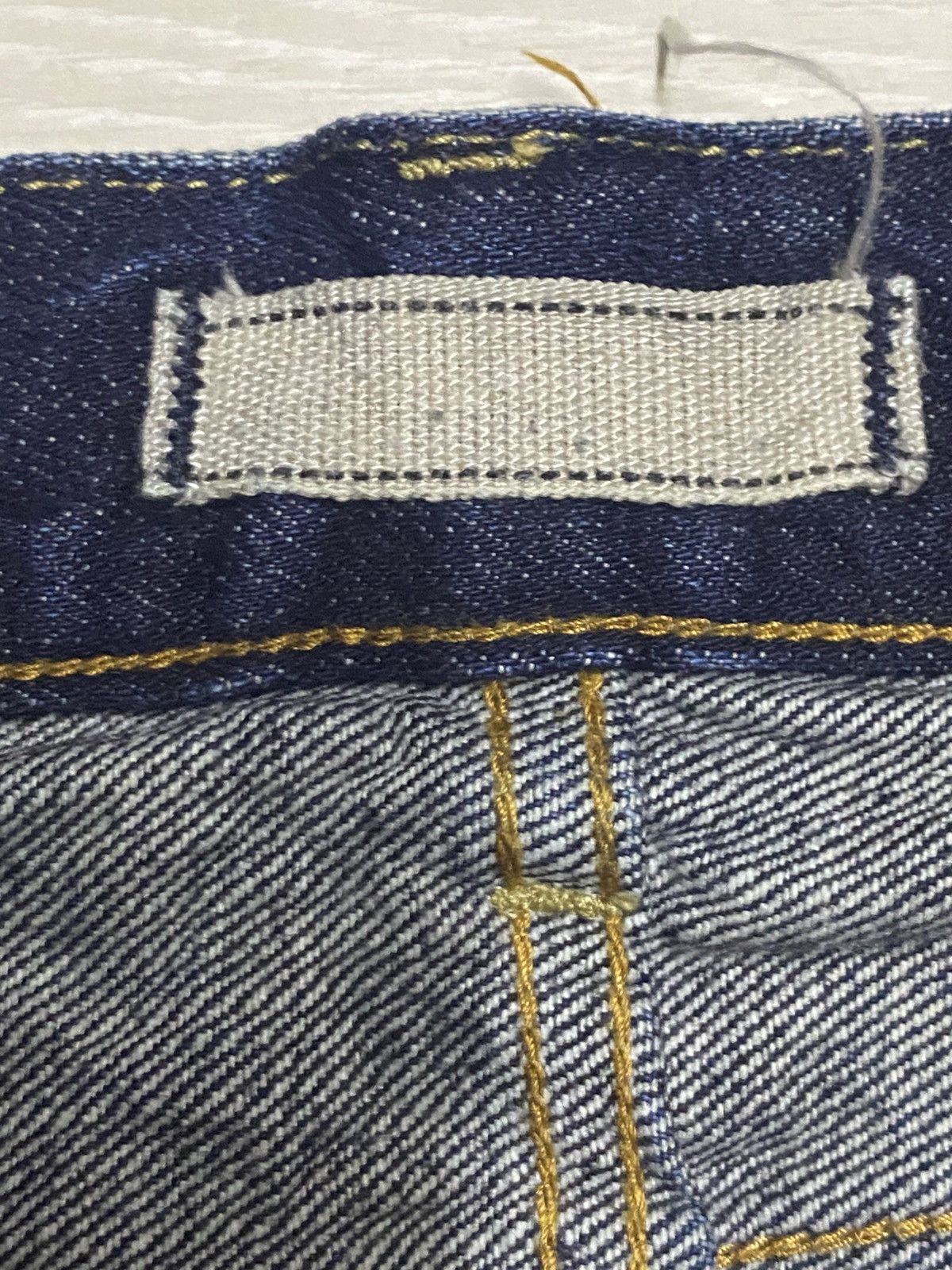 Undercover × Uniqlo Uniqlo Selvedge Blue Whisker Fade Wash Distressed Jeans Size US 37 - 12 Thumbnail