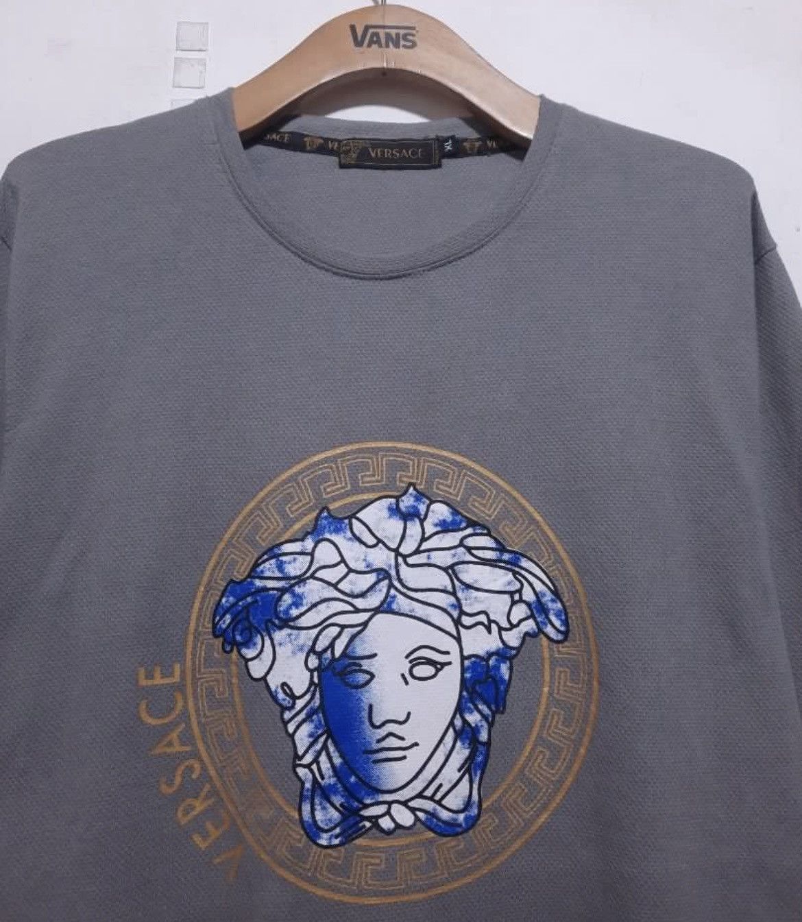 Versace × Versace Jeans Couture × Vintage Vintage Versace Medusa Long Sleeve Size US M / EU 48-50 / 2 - 2 Thumbnail