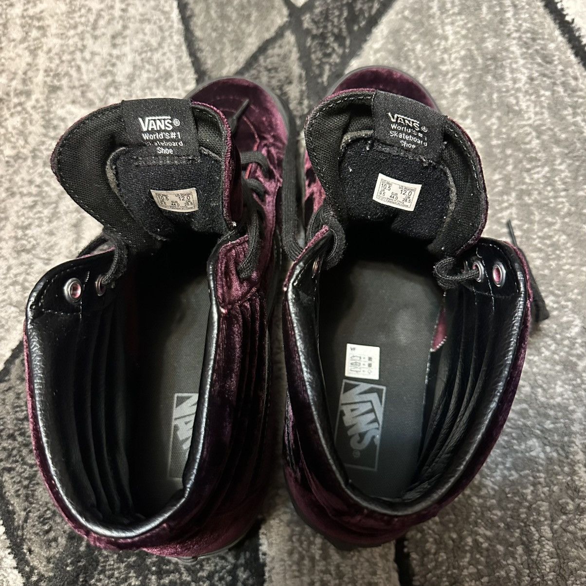 Vans Vans: Skate Sk8-Hi - Re-Issue 'Velvet' Size US 10.5 / EU 43-44 - 6 Thumbnail