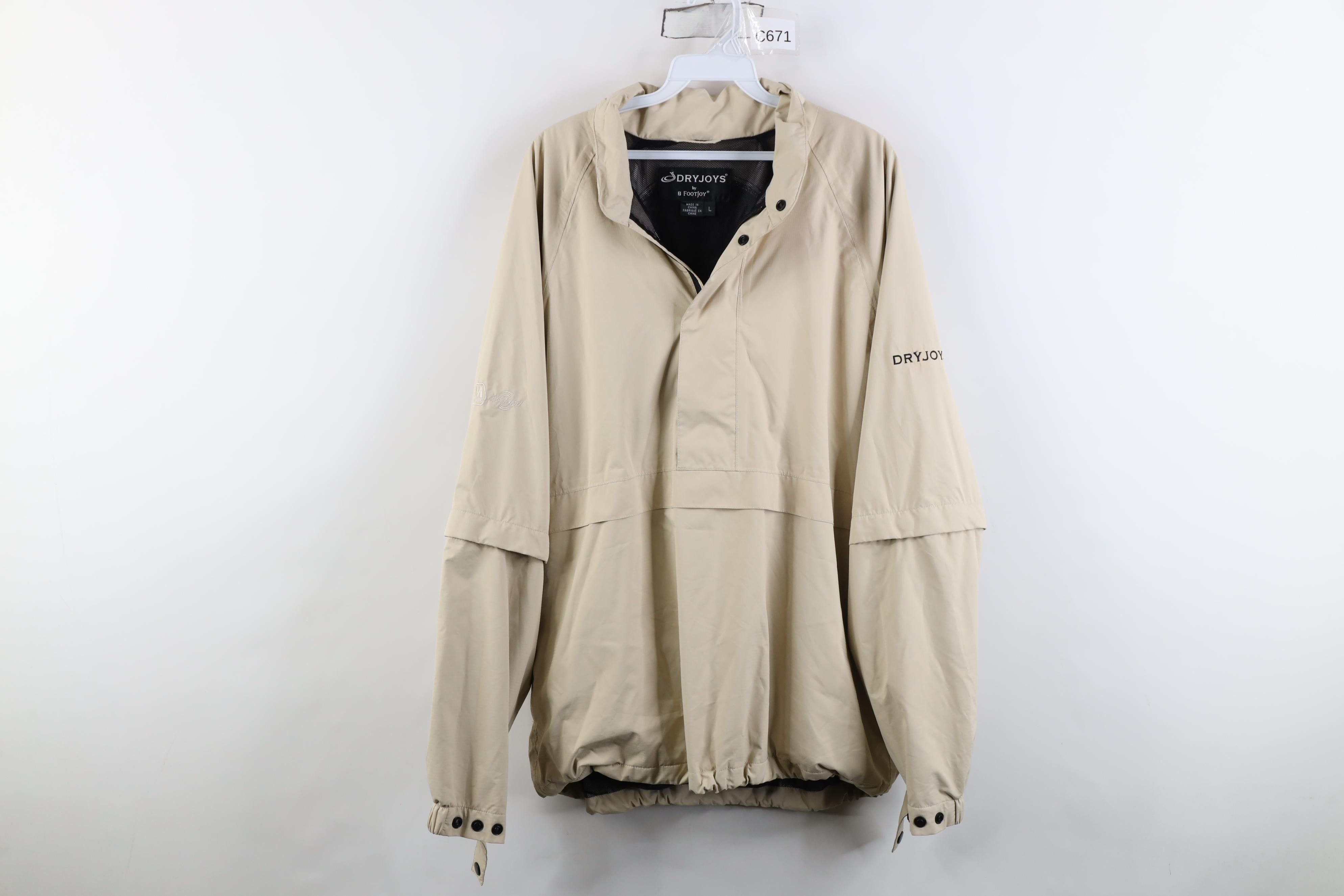 Footjoy FootJoy DryJoys Convertible Waterproof Golf Rain Jacket Tan Size US L / EU 52-54 / 3 - 1 Thumbnail