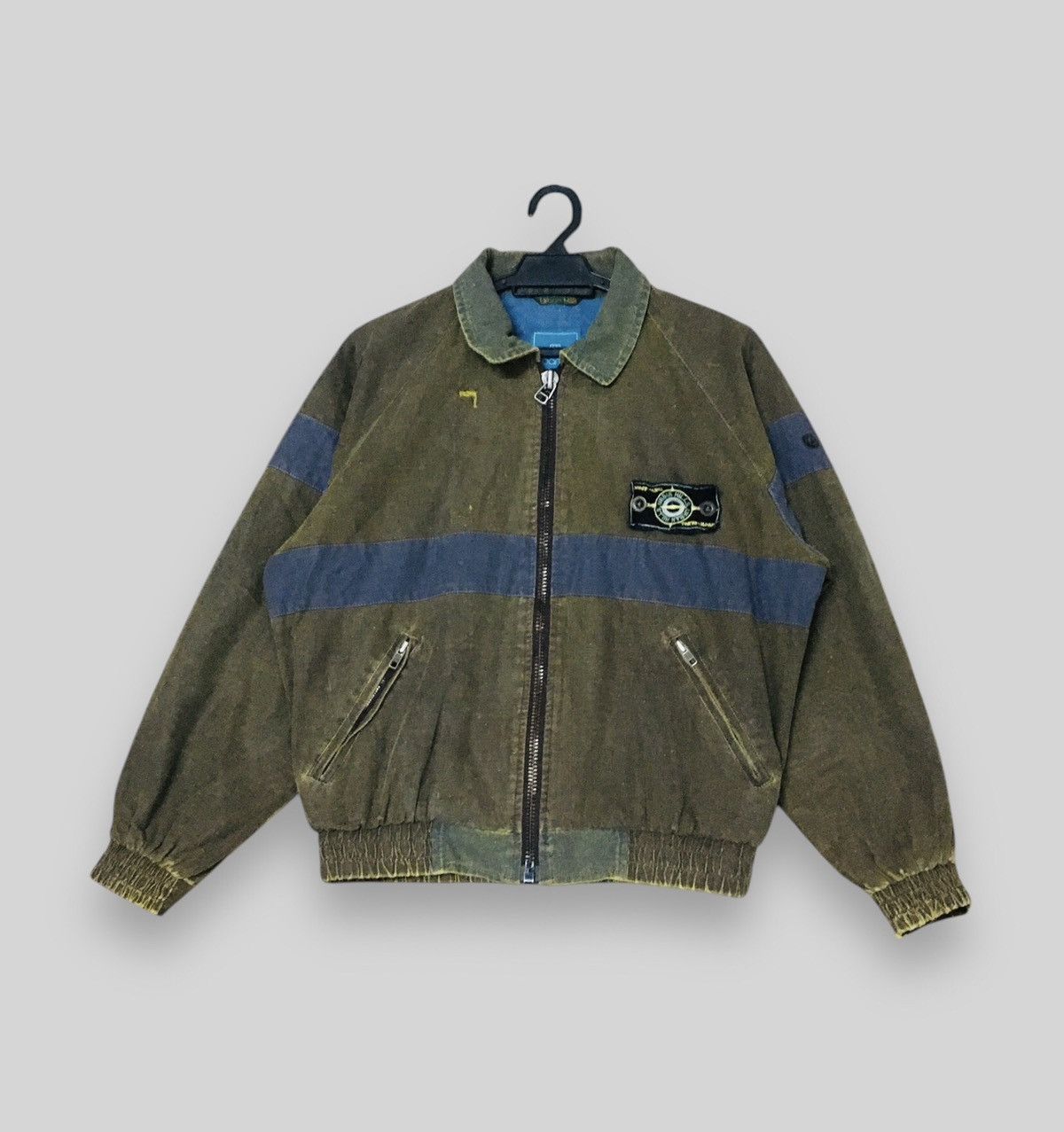 Urban Outfitters A07 Rare 🔴 Urban Hill Zipper Jacket (Stone Island Inspired) Size US L / EU 52-54 / 3 - 3 Thumbnail