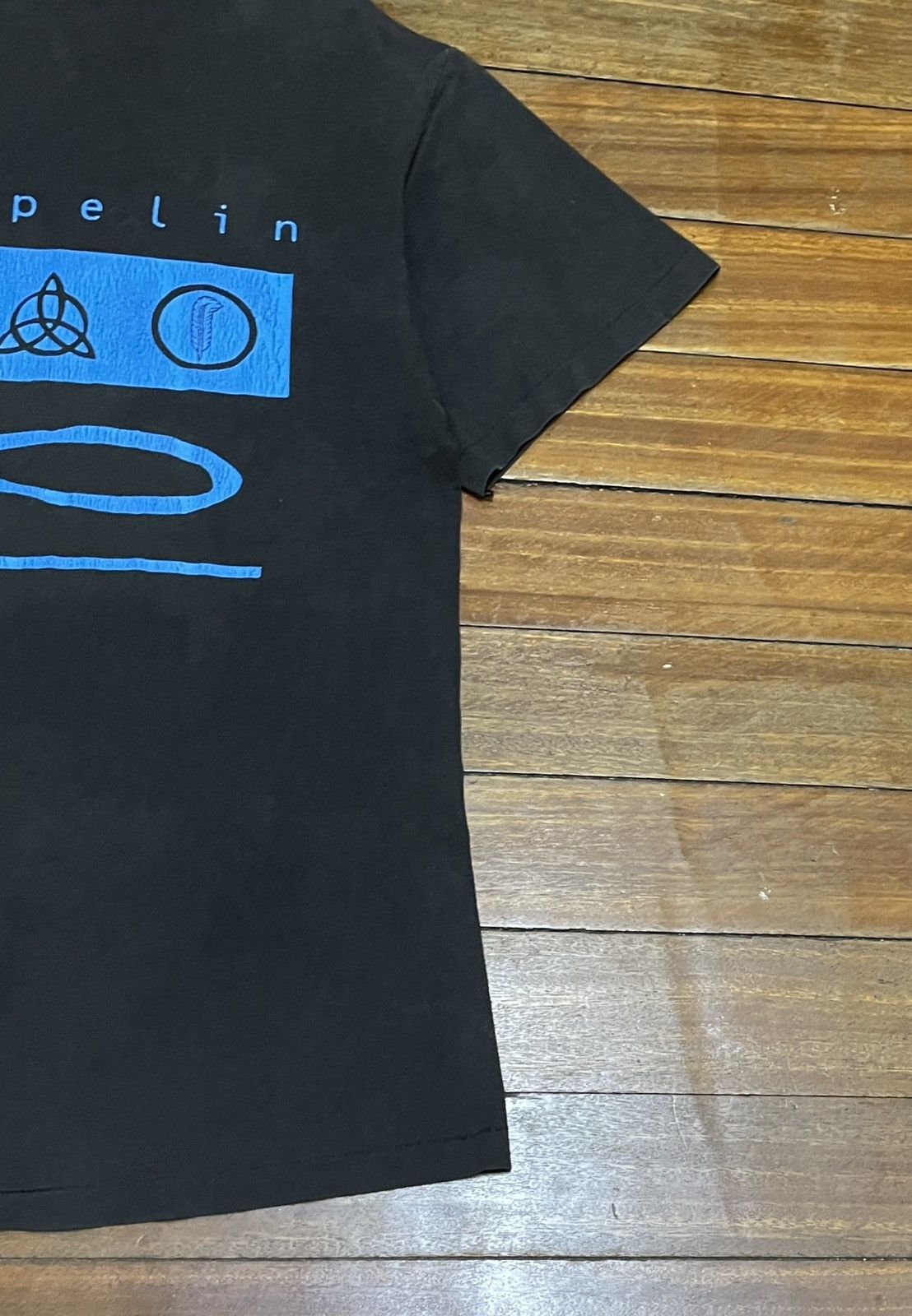 Band Tees × Led Zeppelin × Vintage Rare Design Vintage Rock Band Led Zeppelin T-shirt 1990s Size US L / EU 52-54 / 3 - 8 Thumbnail