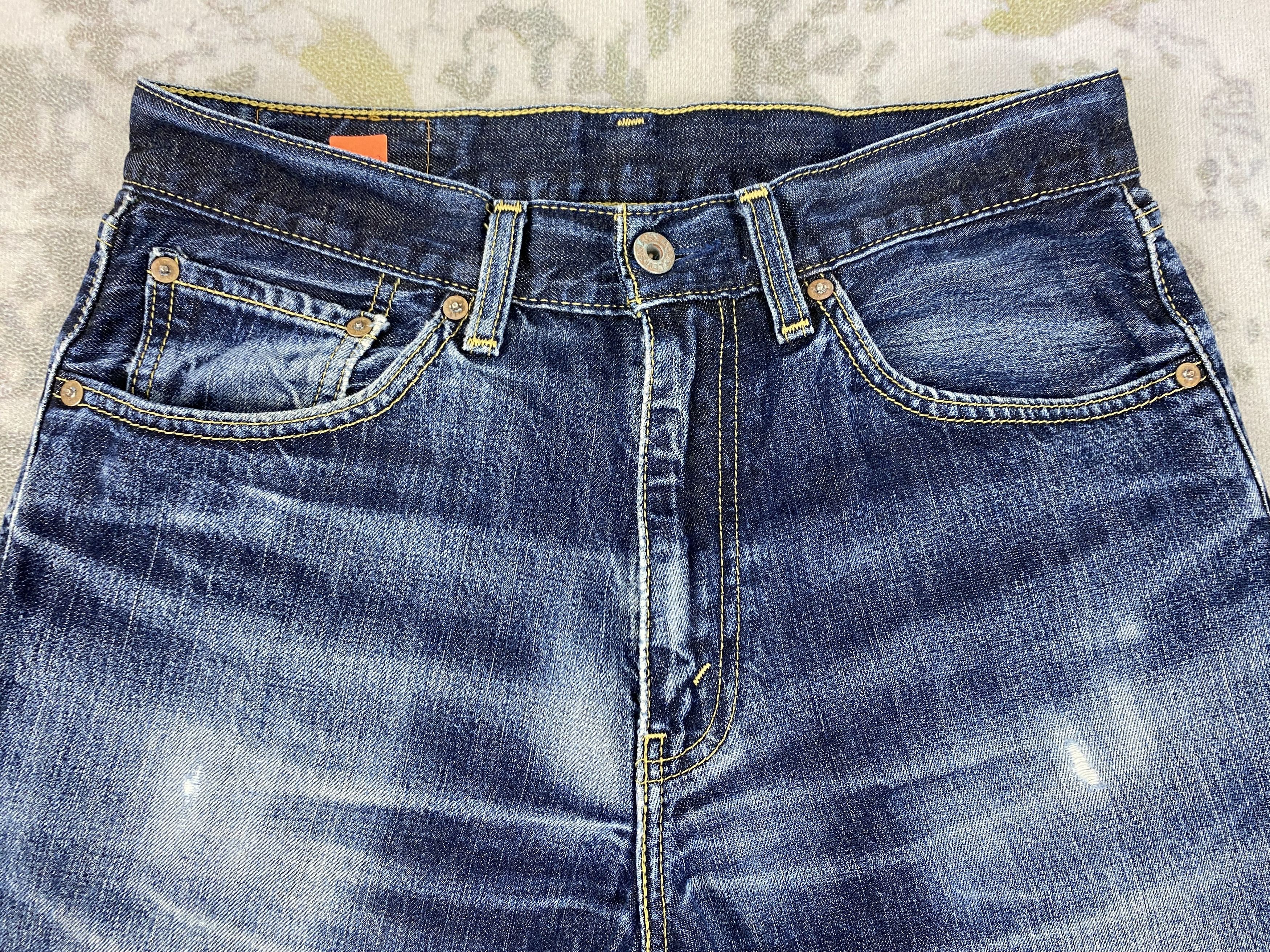 Levi's Distressed Blue Vintage Levi's 502 Jeans 31x28 Denim- JN3622 Size US 31 - 3 Thumbnail