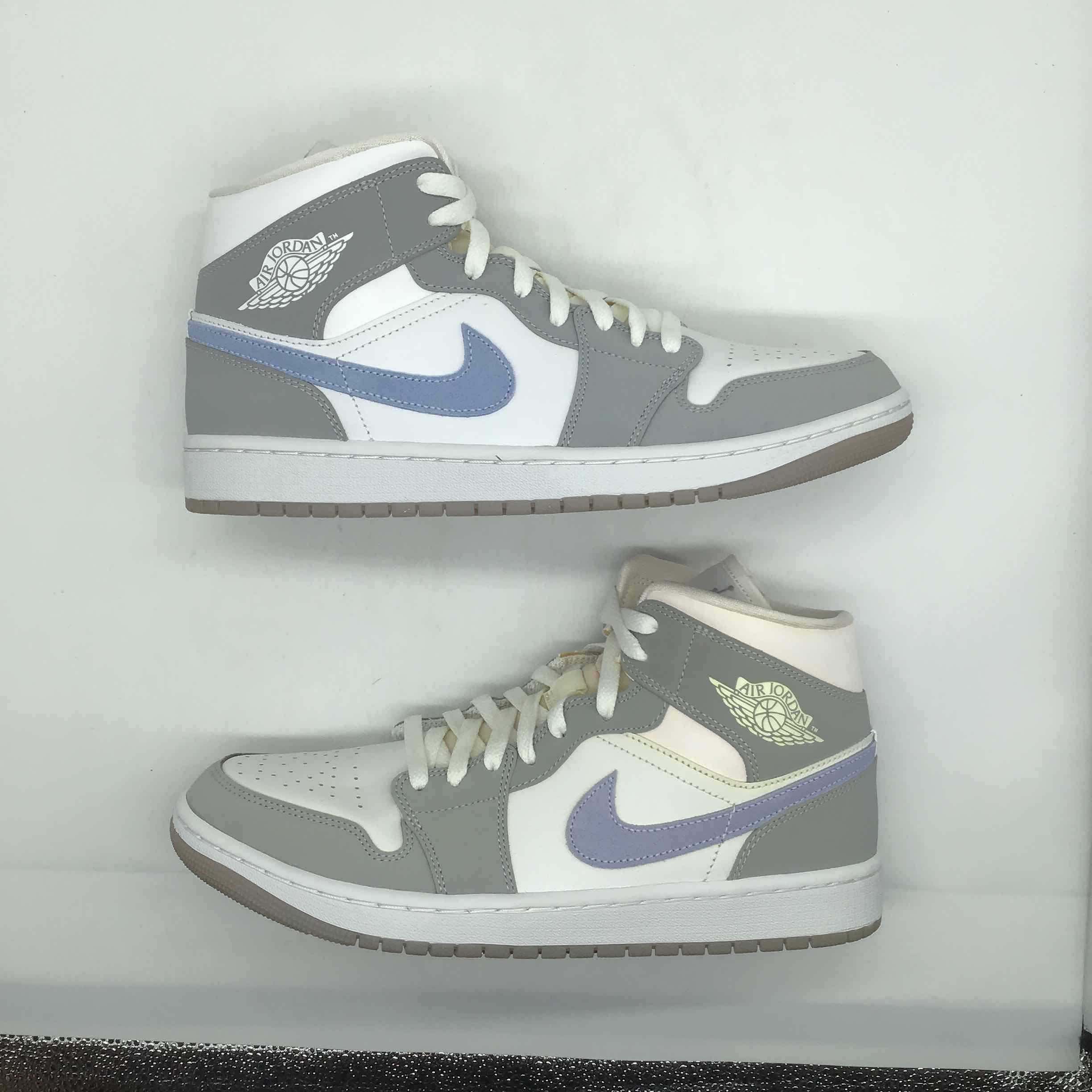 Wmns Air Jordan Mid Wolf Grey Aluminum