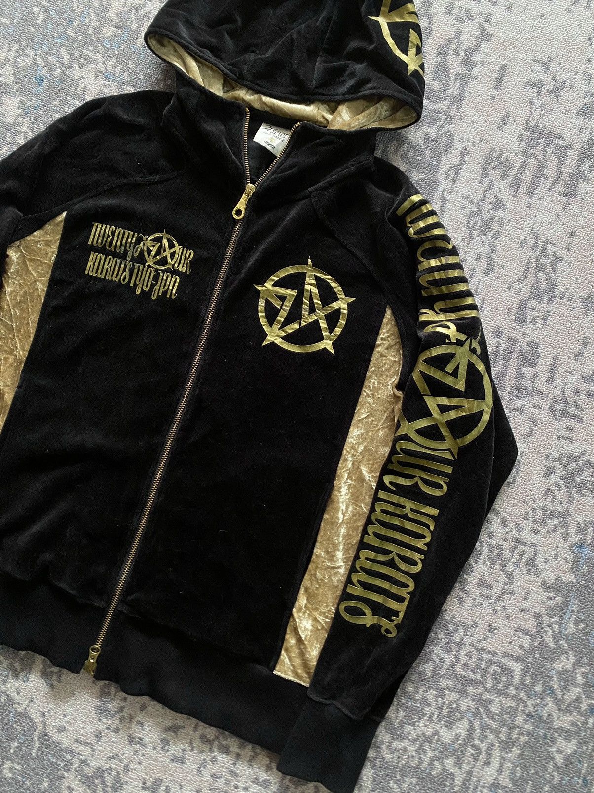 If Six Was Nine × Japanese Brand × Le Grande Bleu (L.G.B.) Japanes 24 karats zip hoodie Size US M / EU 48-50 / 2 - 3 Thumbnail