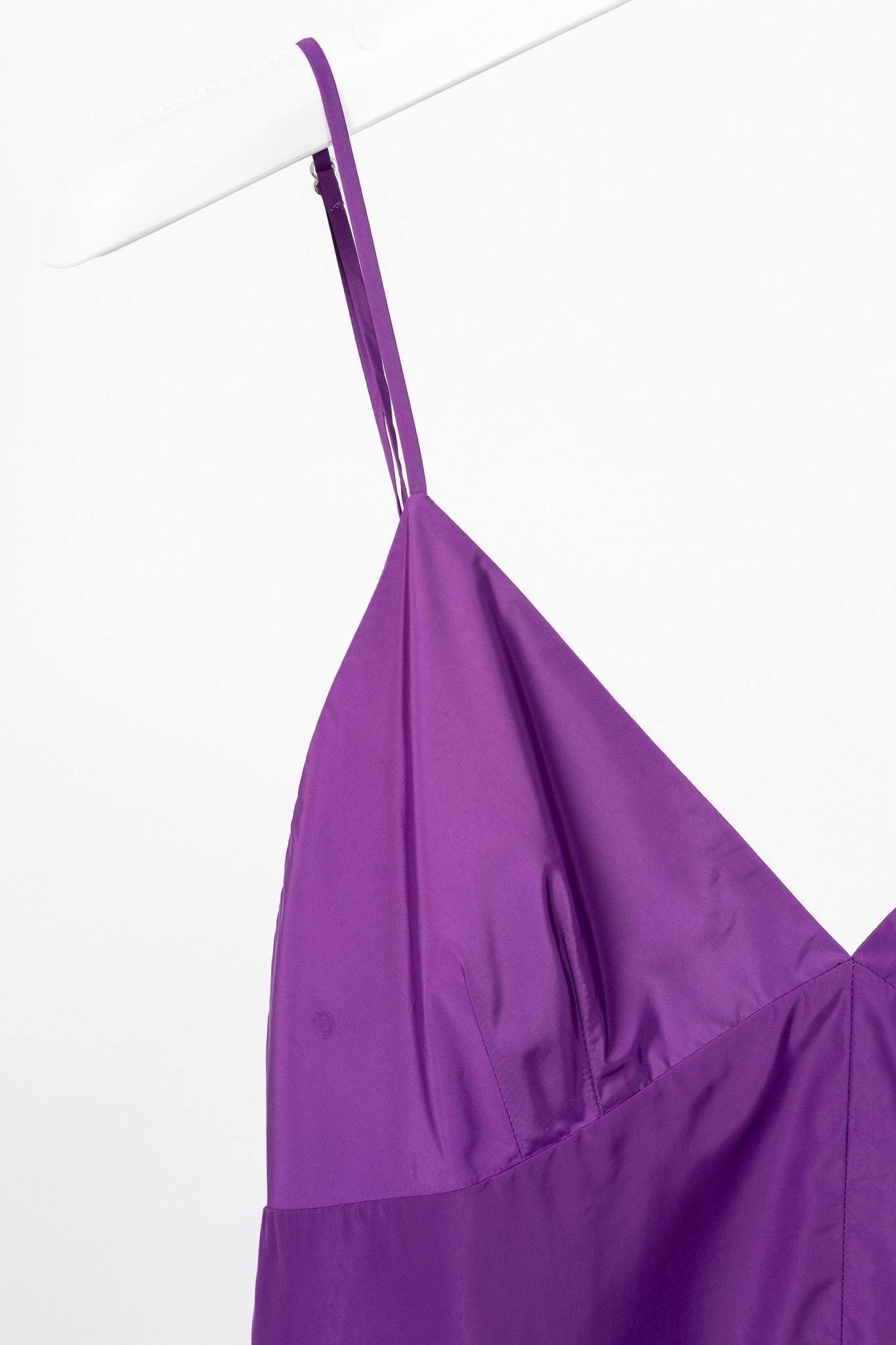 Tibi Tibi Purple Italian Sporty Nylon Cami Dress Size M / US 6-8 / IT 42-44 - 4 Thumbnail