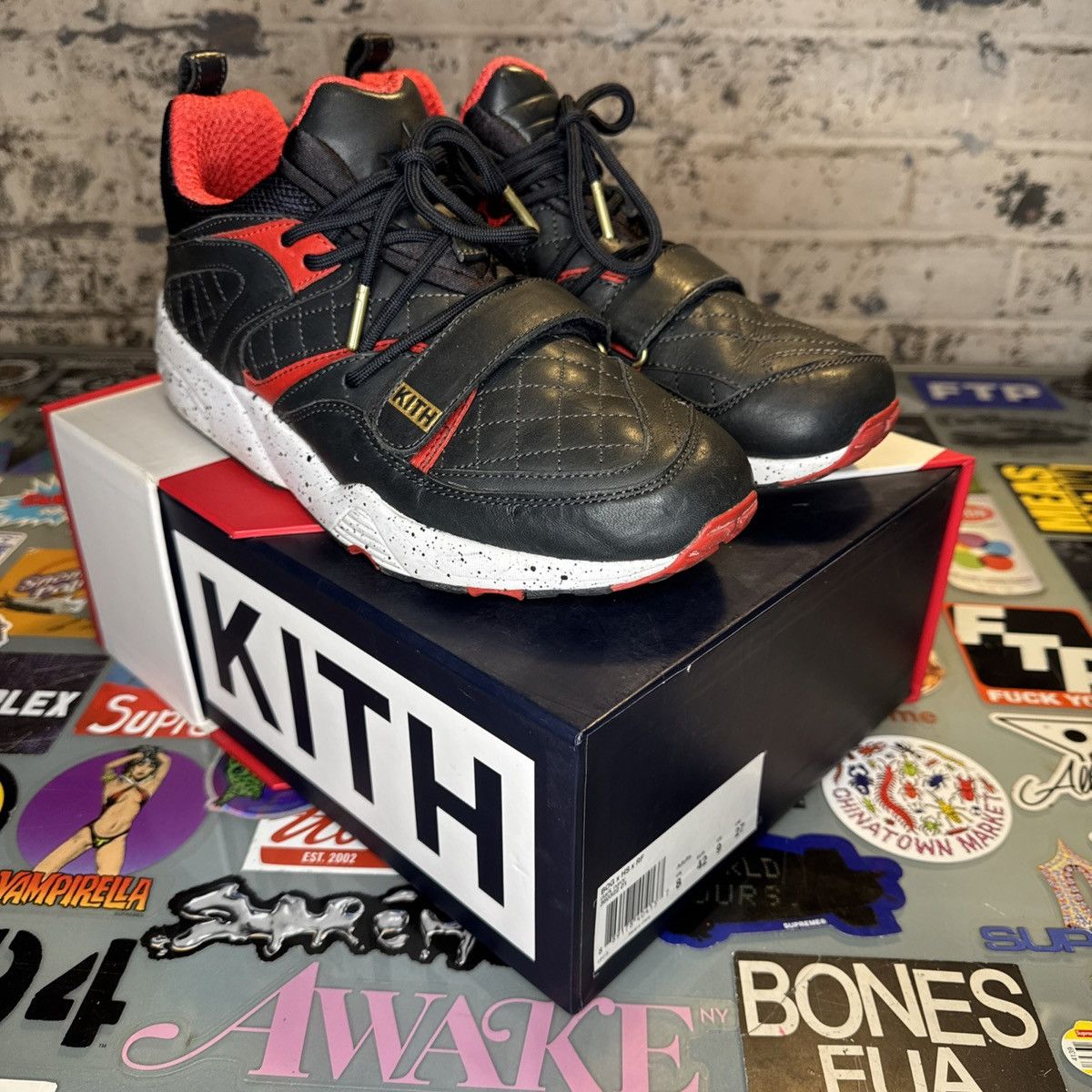 Highsnobiety × Kith × Puma Puma Blaze Of Glory Ronnie Fieg Highsnobiety Dark Navy Sz 9 Size US 9 / EU 42 - 9 Thumbnail