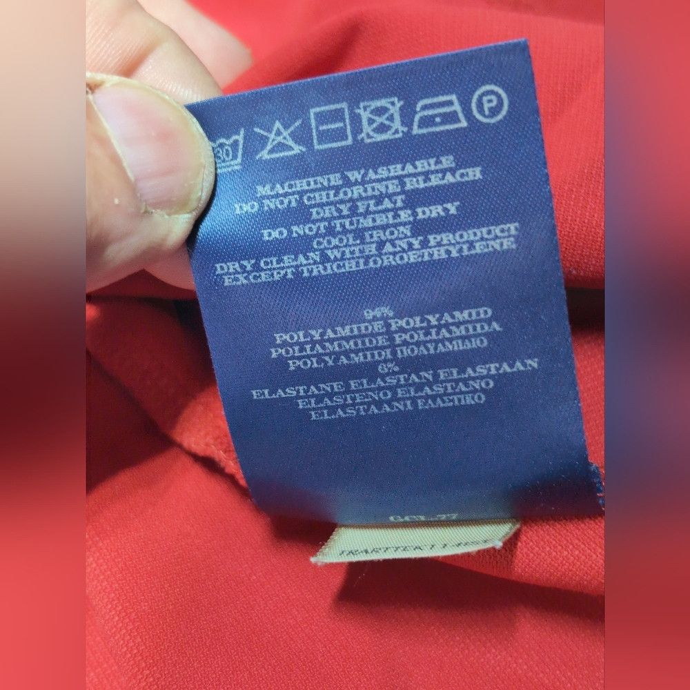 Burberry Burberry Golf Men's Red Polo Shirt Size US L / EU 52-54 / 3 - 6 Thumbnail